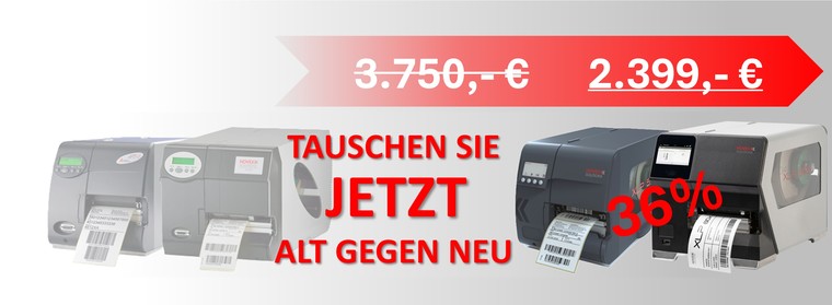 Tauschaktion Avery 64-0x gegen XLP 60x