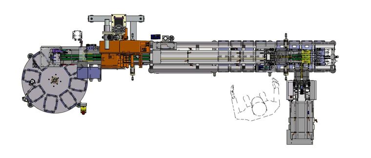 Etikettieranlage für Aluminiumbeutel SRD-ALX924