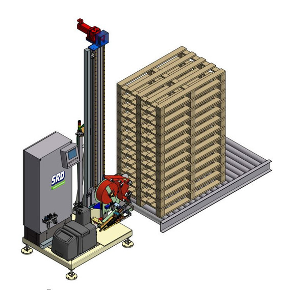 Palettenfussetikettierer SRD-eco110 TURM