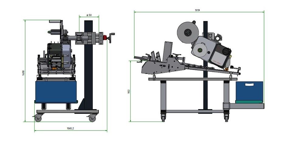 Vollautomatischer Beuteletikettierer SRD-XPA934