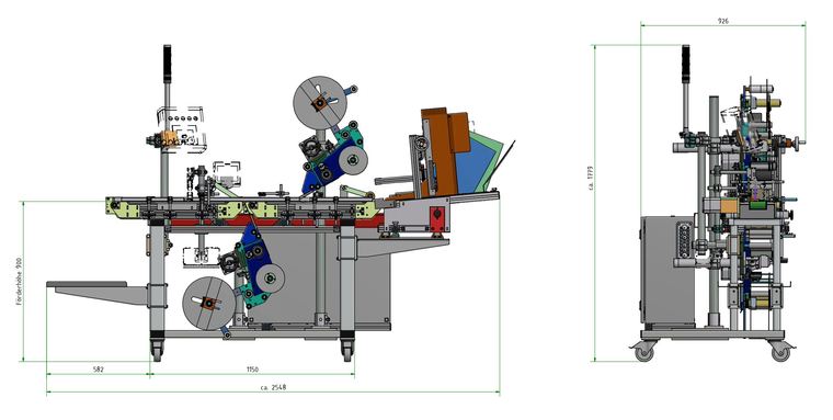 Vollautomatischer Beuteletikettierer SRD-eco110