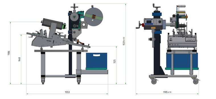 Vollautomatischer Beuteletikettierer SRD-eco110