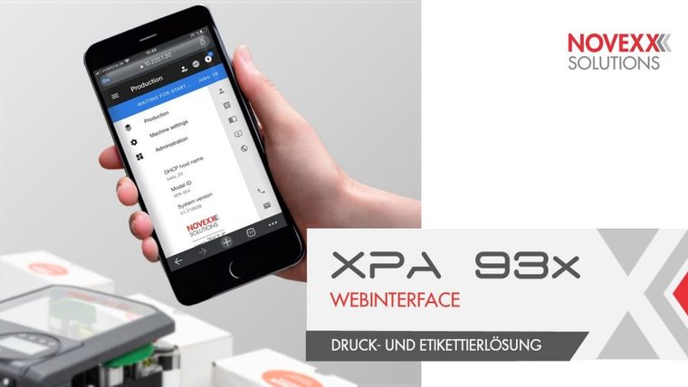 Webinterface XPA 93x